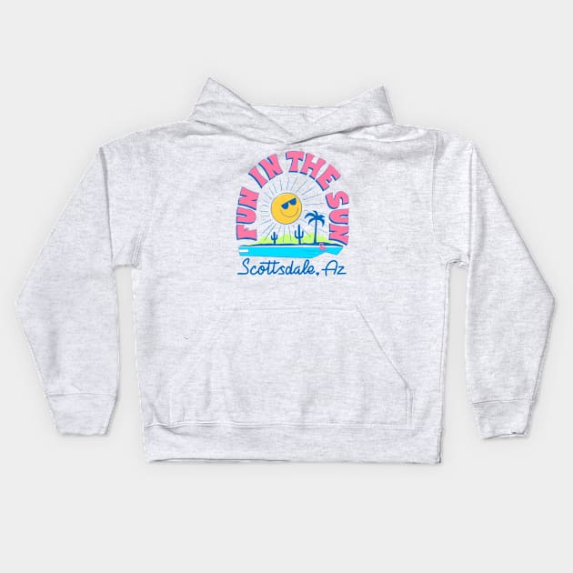 Fun in the Sun Kids Hoodie by KelleyDillon